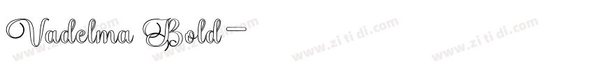 Vadelma Bold字体转换